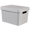 Контейнер для зберігання Curver Infinity з кришкою Grey 17 л (3253924743004)