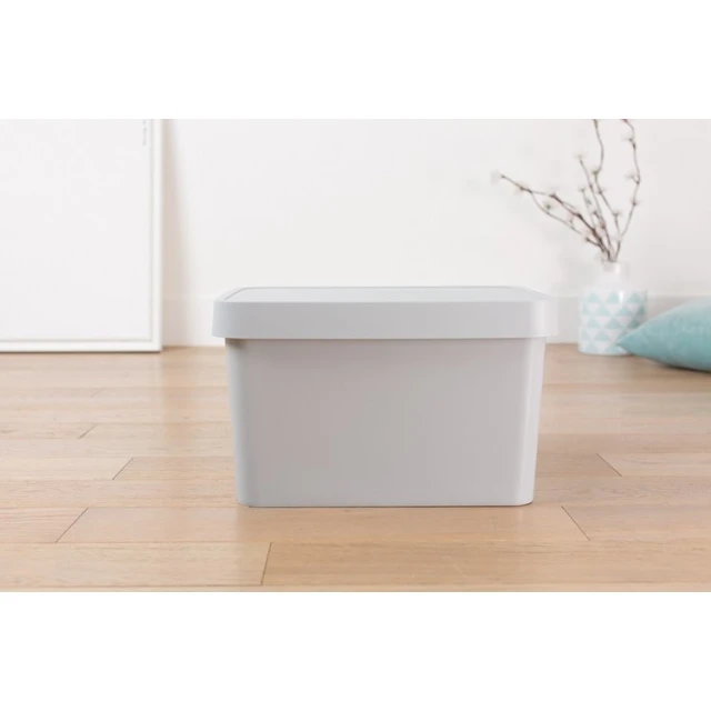 Контейнер для зберігання Curver Infinity з кришкою Grey 17 л (3253924743004)