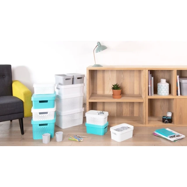 Контейнер для зберігання Curver Infinity з кришкою White 17 л (3253924743035)