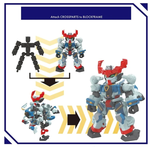 Конструктор BANDAI Blockross Gundam GQuuuuuuX (3296580610532)