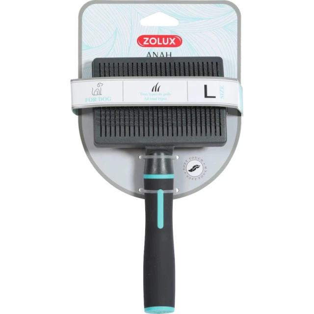 Щітка для собак ZOLUX з висувними голками Anah L (3336024708088)