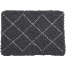 Лежак ізолювальний ZOLUX Dry Bed з берберським візерунком 50x70 см Grey (3336024770207)