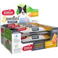 Ласощі для собак ZOLUX Sweeties з куркою та сиром 14 г (3336024823408)