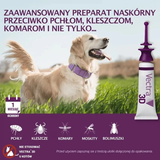 Краплі від паразитів для собак Ceva 10–25 кг Vectra 3D 3 шт (3411112079926)