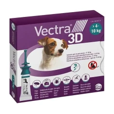 Краплі Ceva Vectra 3D для собак 4–10 кг від паразитів 3 шт (3411112079940)