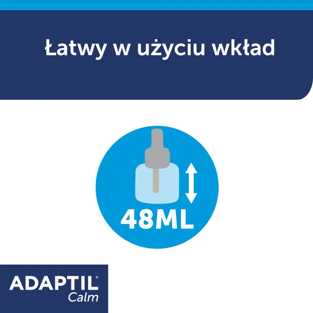 Наполнитель для диффузора успокаивающий для собак Ceva Adaptil 48 мл (3411112256006)