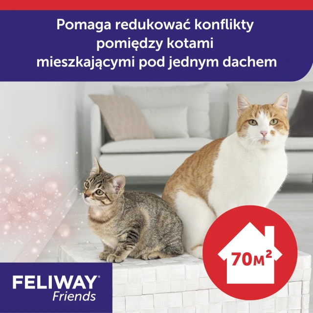 Змінний картридж для котів Ceva Feliway Friends 48 мл (3411112288533)