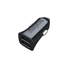 Зарядний пристрій автомобільний Energizer Classic 2x USB-A 2.4A 12W Black (D12)