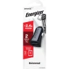 Автомобильное зарядное устройство Energizer Classic 2x USB-A 2.4A 12W Black (D12)