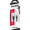 Кабель Energizer Classic USB-A to Micro USB 1.2m Black (C610MGBK)