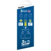 Мережева зарядка Energizer Ultimate Multiplug EU/UK/US GaN USB-C&USB-A 65W Silver (A65MU)