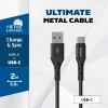 Кабель Energizer Ultimate USB-A to USB-C 2m Black (C520CKBK)