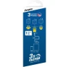 Мережева зарядка Energizer Ultimate Multiplug EU/UK/US GaN USB-C 20W Blue (A20MUBL)