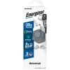 Зарядка мережева Energizer Ultimate Multiplug EU/UK/US GaN USB-C & USB-A 38W PD + QC3.0 Silver (A38QMU)