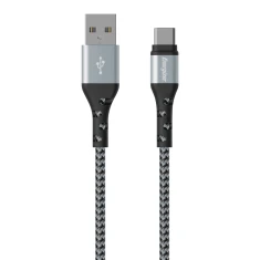 Кабель Energizer Ultimate USB-A to USB-C 2 m Silver (C520CKSL)