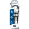 Кабель Energizer Ultimate USB-C to USB-C 2м Silver (C521CKSL)