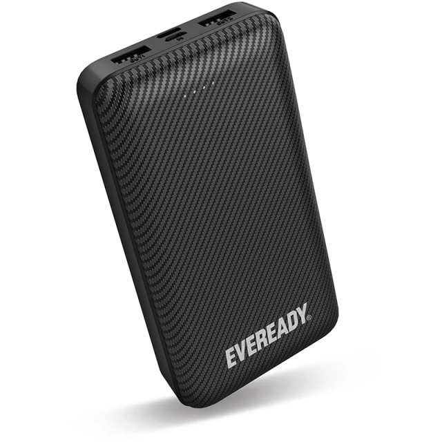 Павербанк Eveready PX20B 20000 mAh 2x USB-A Black (3492548233755)