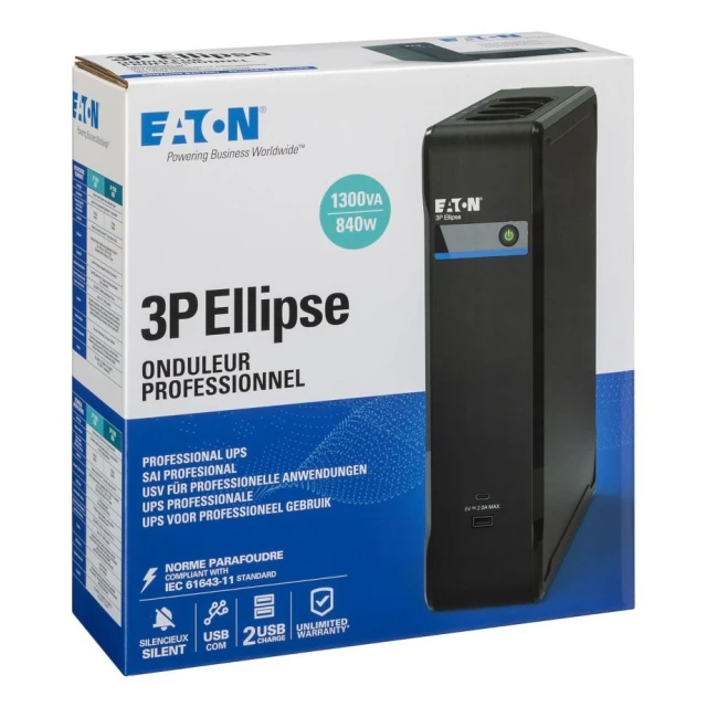 Джерело безперебійного живлення Eaton 3P Ellipse 3P1300UD 1300 ВА (3553340621390)