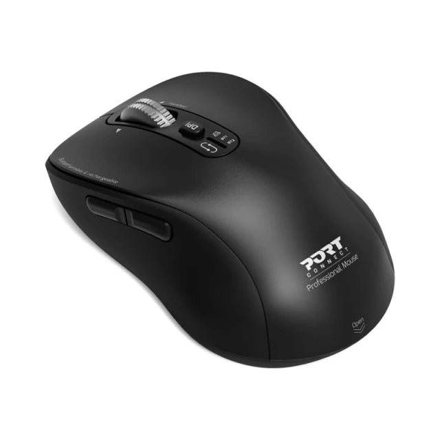 Миша Port Connect Expert Mouse бездротова Bluetooth Black (3567042030725)