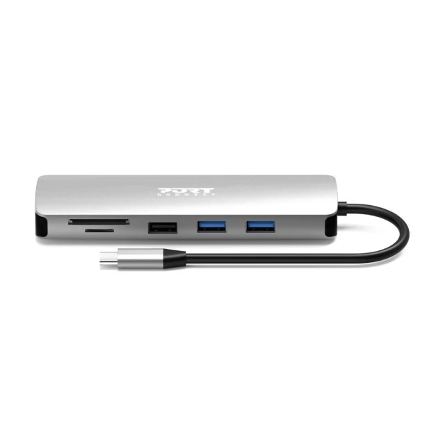 Док-станція Port Connect Type-C 9-в-1 4K HDMI PD 85 Вт (3567049001643)