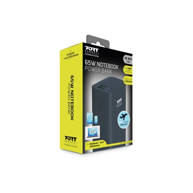 Портативний зарядний пристрій Port Connect 26800 mAh PD 65 Вт (3567049070045)