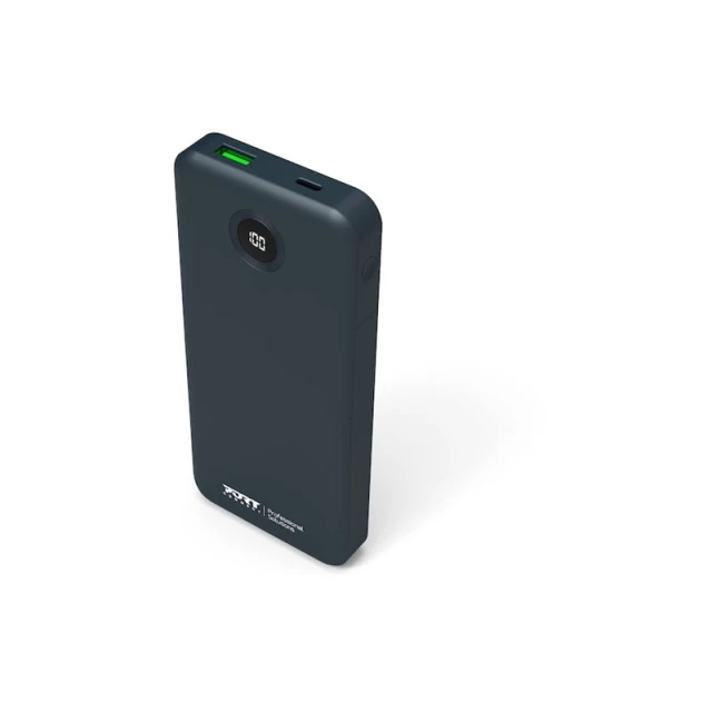 Портативний зарядний пристрій Port Connect 10000 mAh з двома вбудованими кабелями (3567049070069)