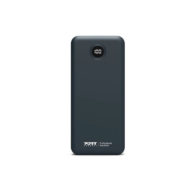 Портативний зарядний пристрій Port Connect 10000 mAh з двома вбудованими кабелями (3567049070069)