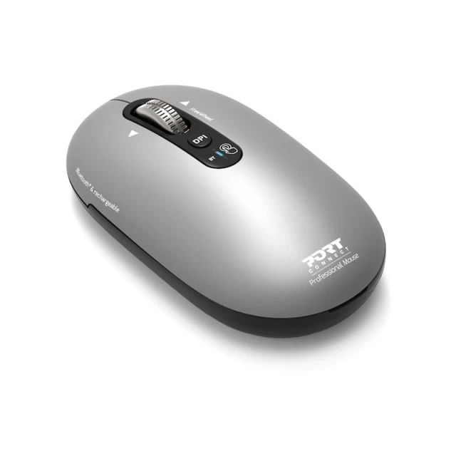 Миша Port Connect PURE MAC бездротова Bluetooth Light Gray (3567049100094)