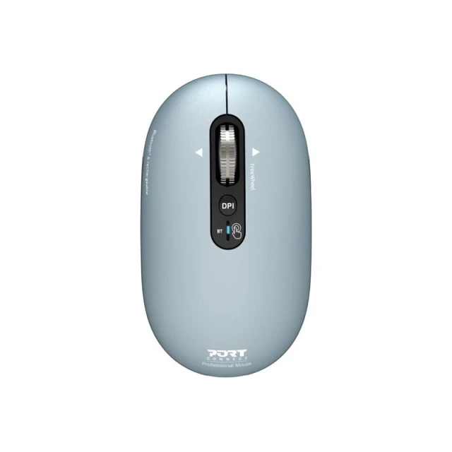 Миша Port Connect PURE MAC бездротова Bluetooth Pastel Blue (3567049105006)