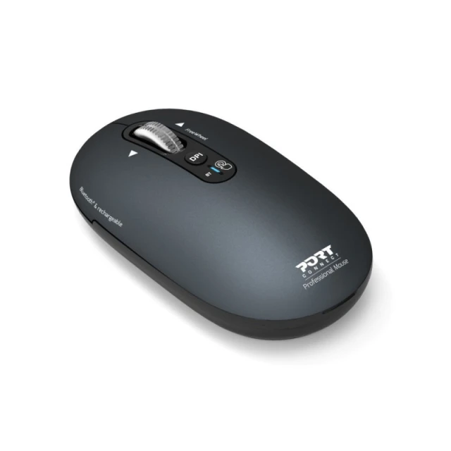 Мышь Port Connect PURE MAC беспроводная Bluetooth Gray (3567049105013)