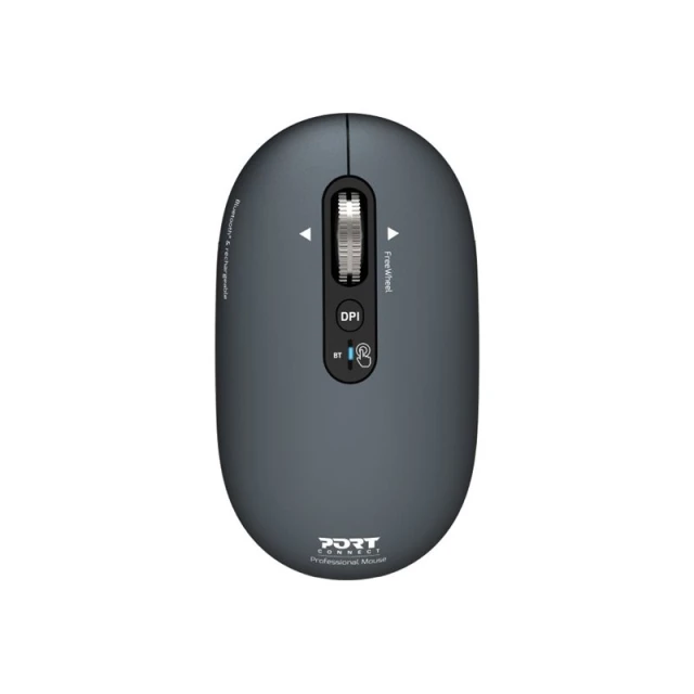 Мышь Port Connect PURE MAC беспроводная Bluetooth Gray (3567049105013)