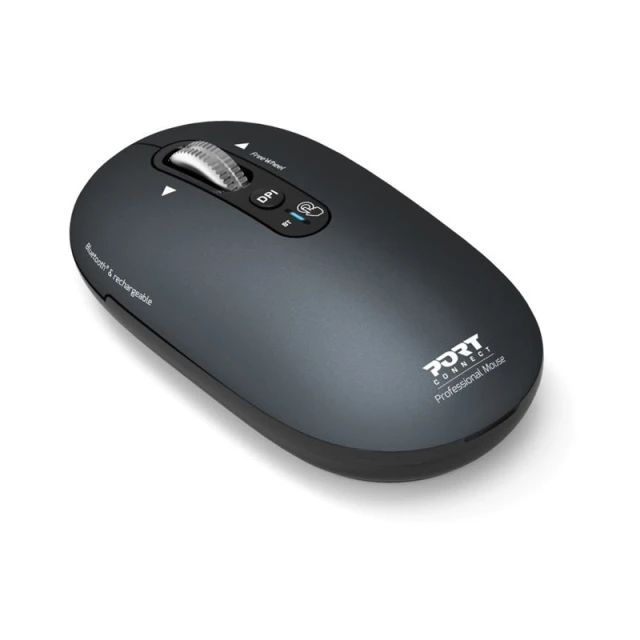 Мышь Port Connect PURE MAC беспроводная Bluetooth Gray (3567049105013)