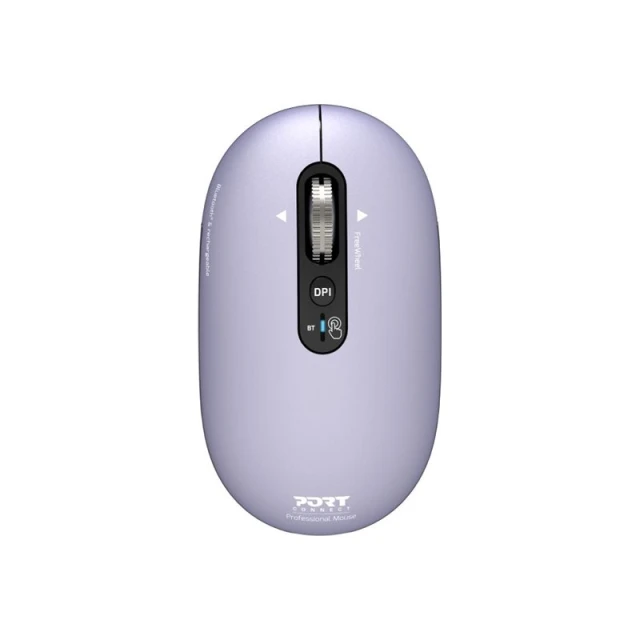 Мышь Port Connect PURE MAC беспроводная Bluetooth Lavender (3567049105020)