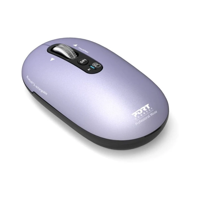 Мышь Port Connect PURE MAC беспроводная Bluetooth Lavender (3567049105020)