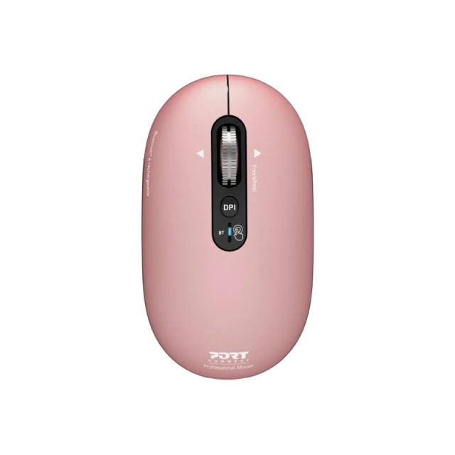 Миша Port Connect PURE MAC бездротова Bluetooth Pink (3567049105037)