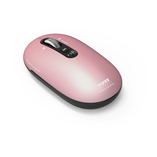 Миша Port Connect PURE MAC бездротова Bluetooth Pink (3567049105037)
