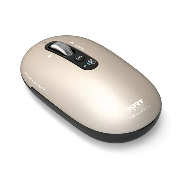 Миша Port Connect PURE MAC бездротова Bluetooth Beige Perle (3567049105044)