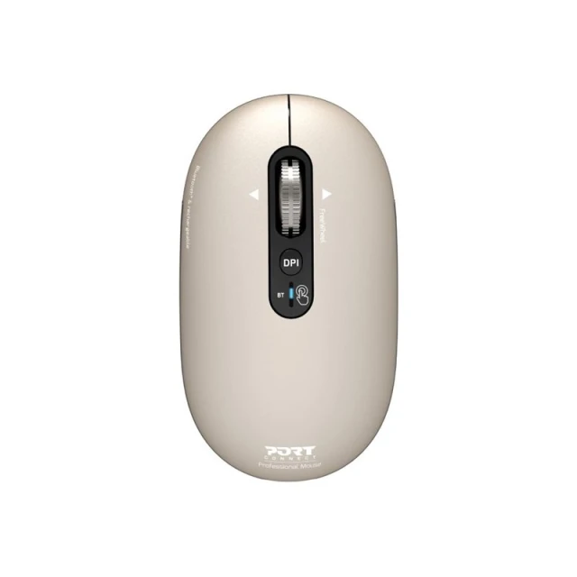 Миша Port Connect PURE MAC бездротова Bluetooth Beige Perle (3567049105044)