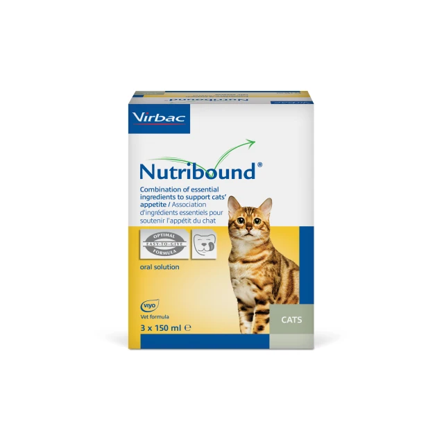 Розчин для котів Virbac Nutribound 3 шт x 150 мл (3597133067552)