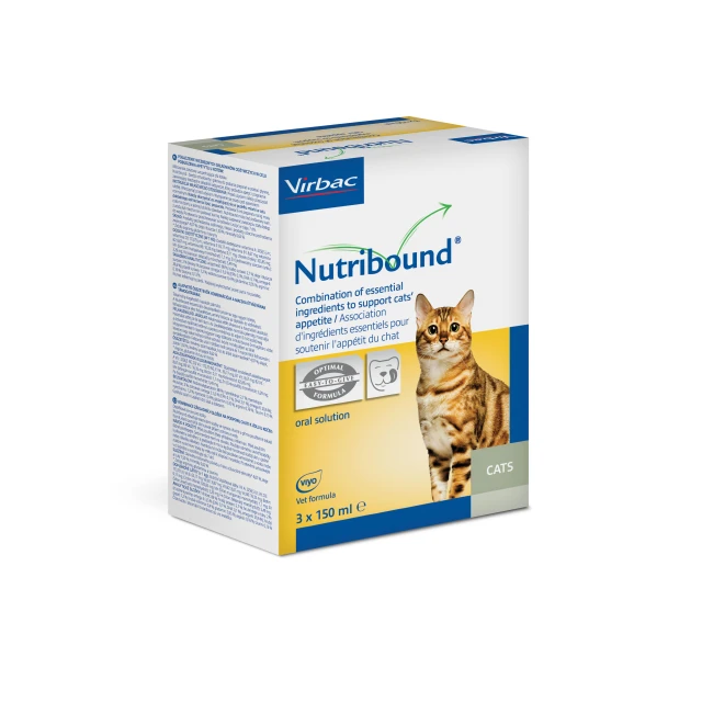 Розчин для котів Virbac Nutribound 3 шт x 150 мл (3597133067552)