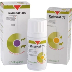 Кормова добавка для собак і котів Vetoquinol Rubenal 75 для нирок 60 таблеток (3605874428485)
