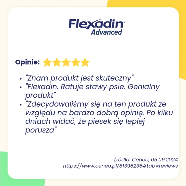 Кормова добавка для собак Vetoquinol Flexadin Advanced 60 шт (3605874565555)