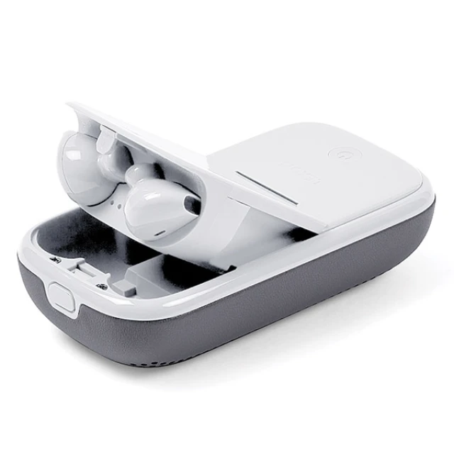 Навушники бездротові Lexon Speakerbuds з Bluetooth динаміком Grey (LA127G)