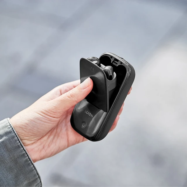 Наушники беспроводные Lexon Speakerbuds с Bluetooth динамиком Black (LA127N)