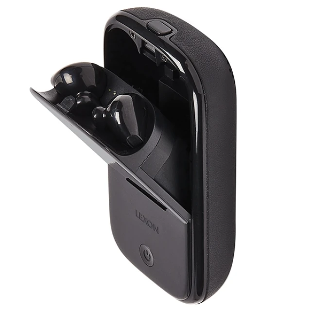 Наушники беспроводные Lexon Speakerbuds с Bluetooth динамиком Black (LA127N)