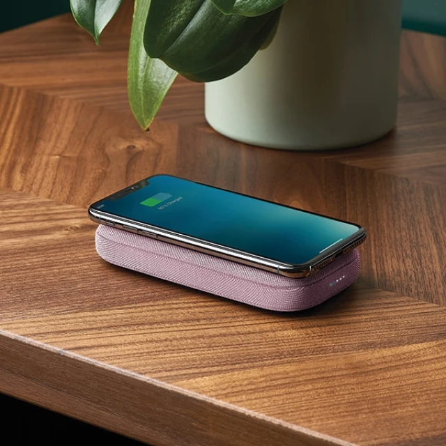 Павербанк Lexon Powersound 5000 mAh с беспроводной зарядкой и Bluetooth колонкой Pink (LA128P)