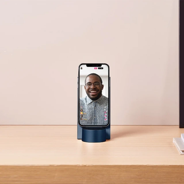 Бездротова зарядка Lexon City Energy Pro 10W з Bluetooth-колонкою Navy (LD145DB)