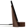 Беспроводная зарядка Lexon City Energy Pro 10W с колонкой Brown (LD145BZ)