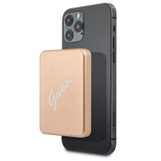 Портативний зарядний пристрій Guess Powerbank 5W MagSafe 3000mAh Gold (GUPBMSVSLG)