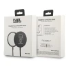 Бездротовий зарядний пристрій Karl Lagerfeld 15W Black with MagSafe (KLCBMSIKBK)